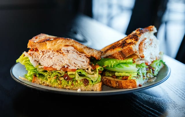 Turkey Avocado Sandwich.