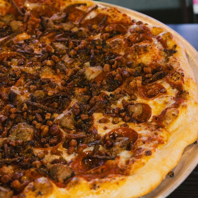 All the Meats... Baby Pizza 10".